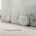 Ver imagem 3 de Guarda-roupa San Marino 3 Portas Correr Branco/branco/niquel Maxel