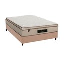 Ver imagem 1 de Cama Box Casal: Colchão Molas Ensacadas Luckspuma Masterpocket Cloud One Side + Base Clean(138x188)