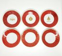 Ver imagem 7 de Jogo 6 Xícaras Com Pires Porcelana Fina Decorado Natal Prime