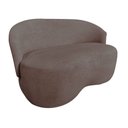 Ver imagem 2 de Kit Namoradeira + Poltrona Decorativa Beatriz Orgânica Suede Capuccino