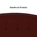 Ver imagem 3 de Cabeceira Casal 140 Cm para Cama Box Diana Suede Bordo - Fina Mobília