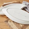 Kit 4 Travessa Porcelana Peixe Salmão Sushi - 3