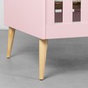 Ver imagem 5 de Berço Mini Cama Noah com Pés Retrô Natural - Rosa Abra Casa