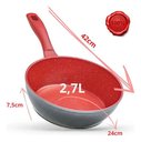 Ver imagem 7 de Frigideira Polishop Flavourstone Day By Day 24 cm Vermelho