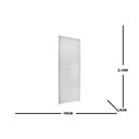 Ver imagem 3 de Porta Lambril Camarão 210x70 Fortsul Esquadrisul Abertura Direita