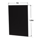 Ver imagem 3 de Mesa de Reunião para Escritório com Painel 2mx1m Tampo 30mm - Preto