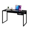 Mesa para Escritório Industrial com Gavetas 1,35m Tpo 30mm Maciço - Preto - 3