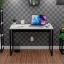 Ver imagem 3 de Mesa de Escritório Computador Industrial 1,00m Netmobil - Branco