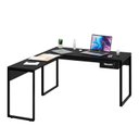 Ver imagem 2 de Mesa de Canto em L Industrial 1,50x1,50 C/gav - Preto