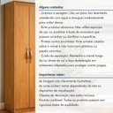 Ver mais imagens de Sapateira Multiuso 2 Portas 5 Prateleiras 177cm Bliss Marrom Amêndoa Clean