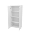 Ver imagem 4 de Armário Alto Fechado 1.60x80x42 F.15mm Netmobil - Branco