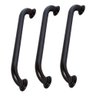 Barra de Apoio 50cm Alça Preto Kit 3 Unidades Inox Idoso Corrimao Banheiro Deficiente Parede - 1