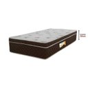 Ver imagem 5 de Cama Box Solteiro + Colchão de Espuma D33 Montenegro (88x188x70) Marrom