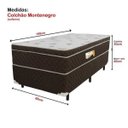 Ver imagem 4 de Cama Box Solteiro + Colchão de Espuma D33 Montenegro (88x188x70) Marrom