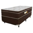 Ver imagem 1 de Cama Box Solteiro + Colchão de Espuma D33 Montenegro (88x188x70) Marrom