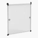 Ver imagem 1 de Tela Mosquiteira Removível para Janela 1,00m X 1,20m Cinza