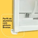 Ver imagem 3 de Tela Mosquiteira Removível para Janela 1,20m X1,50m Branca