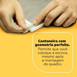 Tela Mosquiteira Removível para Janela 1,20m X 1,50m Preta - 4