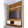 Composição Milo 179m para Tv''s até 65 Polegadas 2 Portas Deslizantes - Cinamomo/off White Madetec - 1
