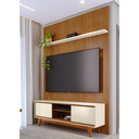 Ver imagem 1 de Composição Milo 179m para Tv''s até 65 Polegadas 2 Portas Deslizantes - Cinamomo/off White Madetec