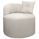 Ver imagem 6 de Conjunto para Sala Sofá 1,45 e Poltrona Orgânica Plaza Bouclê Bege Sofa Store