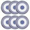 Conjunto de 6 Pratos Rasos 26cm Floreal La Carreta - 4