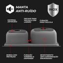 Ver imagem 5 de Kit Cuba Cozinha Gourmet Pia Dupla Aço Inox e Torneira Gourmet Extensível Preta Brinovar