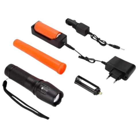 Lanterna Tática Militar X900 Led Zoom 2000x