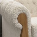 Ver imagem 7 de Poltrona Decorativa Capitone Milano Pes Madeira Boucle Tce 1010 Moll
