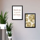 Ver imagem 1 de Kit 2 Quadros Salmo Aquele que Te Guarda 33x24cm:madeira Preta
