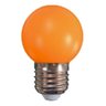 10 Peças - Lâmpadas Led Bolinha 1w E27 Colorida - Laranja - 220v - 1