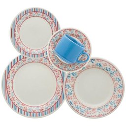 Aparelho de Jantar e Chá 30 Peças Donna Melissa - 1