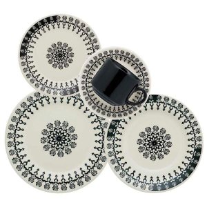 Aparelho de Jantar e Chá 20 Peças Donna Folk