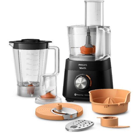 Multiprocessador Philips Walita Power Chop 1000w Preto 220v Hr7304/90