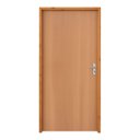 Ver imagem 1 de Porta de Abrir Madeira Imbuia Lisa 2,10x0,82 Batente 14 C/ Fechadura Básica Lado Direito