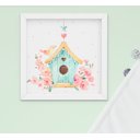 Ver imagem 4 de Kit Quadro Infantil Bebê Menina Aquarela Flores Sonhe Alto 4 peças