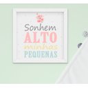 Ver imagem 3 de Quadro Infantil Quarto Bebê Menina Irmãs Flores Kit 4 Peças