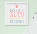 Ver imagem 3 de Quadro Infantil Quarto Bebê Menina Irmãs Flores Kit 4 Peças