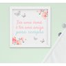 Quadro Infantil Quarto Bebê Menina Irmãs Flores Kit 4 Peças - 4
