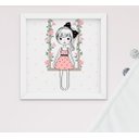 Ver imagem 3 de Quadro Infantil Quarto Bebê Menina Torre Eiffel Paris Kit 3 Peças