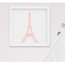 Ver imagem 2 de Quadro Infantil Quarto Bebê Menina Torre Eiffel Paris Kit 3 Peças