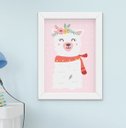 Ver imagem 5 de Quadro Infantil Menina Lhama Cacto Coração Kit 4 Peças