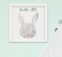 Ver imagem 5 de Quadro Infantil Bebê Menino Menina Animais Aquarela Kit 4 Peças