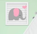 Ver imagem 3 de Quadro Infantil Menina Elefante Antes Tínhamos Um ao Outro Kit 4 Peças