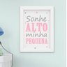 Quadro Infantil Quarto Bebê Menina Gatinha Cachorro Nuvem Kit 6 Peças - 3