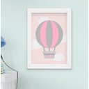 Ver imagem 4 de Quadro Infantil Quarto Bebê Menina Gatinha Cachorro Nuvem Kit 6 Peças