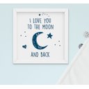 Ver imagem 2 de Quadro Infantil Bebê Menino Espaço Astronauta Foguete Kit 4 Peças