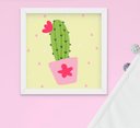 Ver imagem 2 de Quadro Infantil Bebê Menina Passarinho Casinha Balão Kit 4 Peças