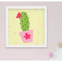 Ver imagem 7 de Quadro Infantil Quarto Bebê Menina Passarinho Cachorro Cacto Kit 6 Peças