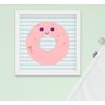 Quadro Infantil Quarto Bebê Menina Cupcake Donuts 4 peças - 3